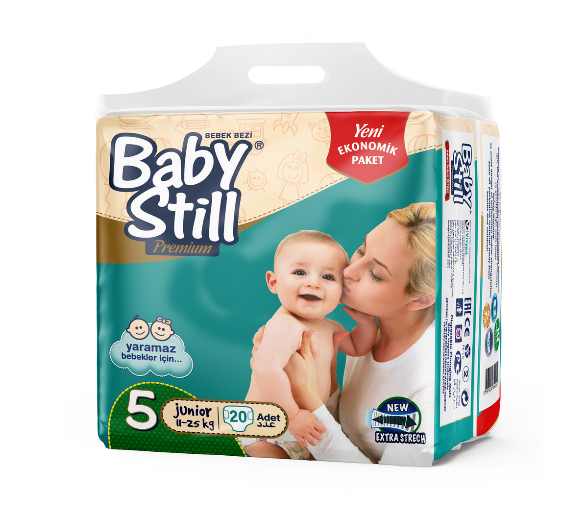 Baby Still Premium - Standard Pack - Junior 5 (11-25 Kg) 20 Stück