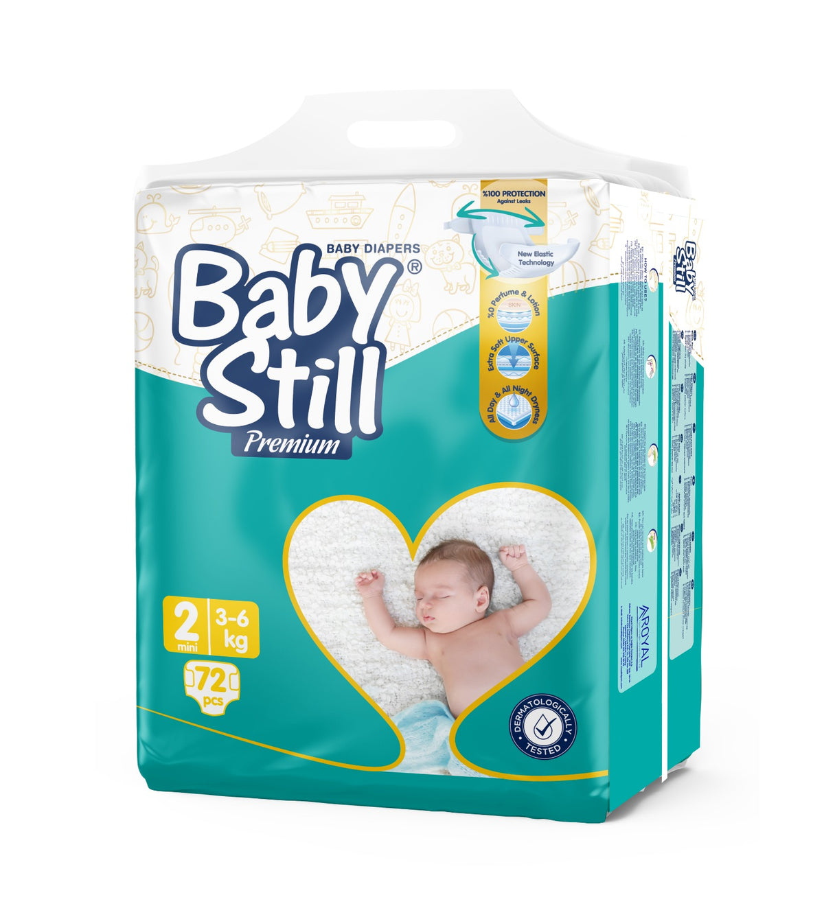 Baby Still Premium - Jumbo Pack - Mini 2 (3-6 Kg) 72 Stück